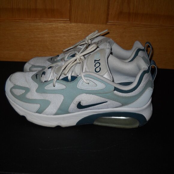 NIKE Women's "Air Max 200" White/Blue Mesh Running Shoes - - Size 10.5 - Picture 1 of 5